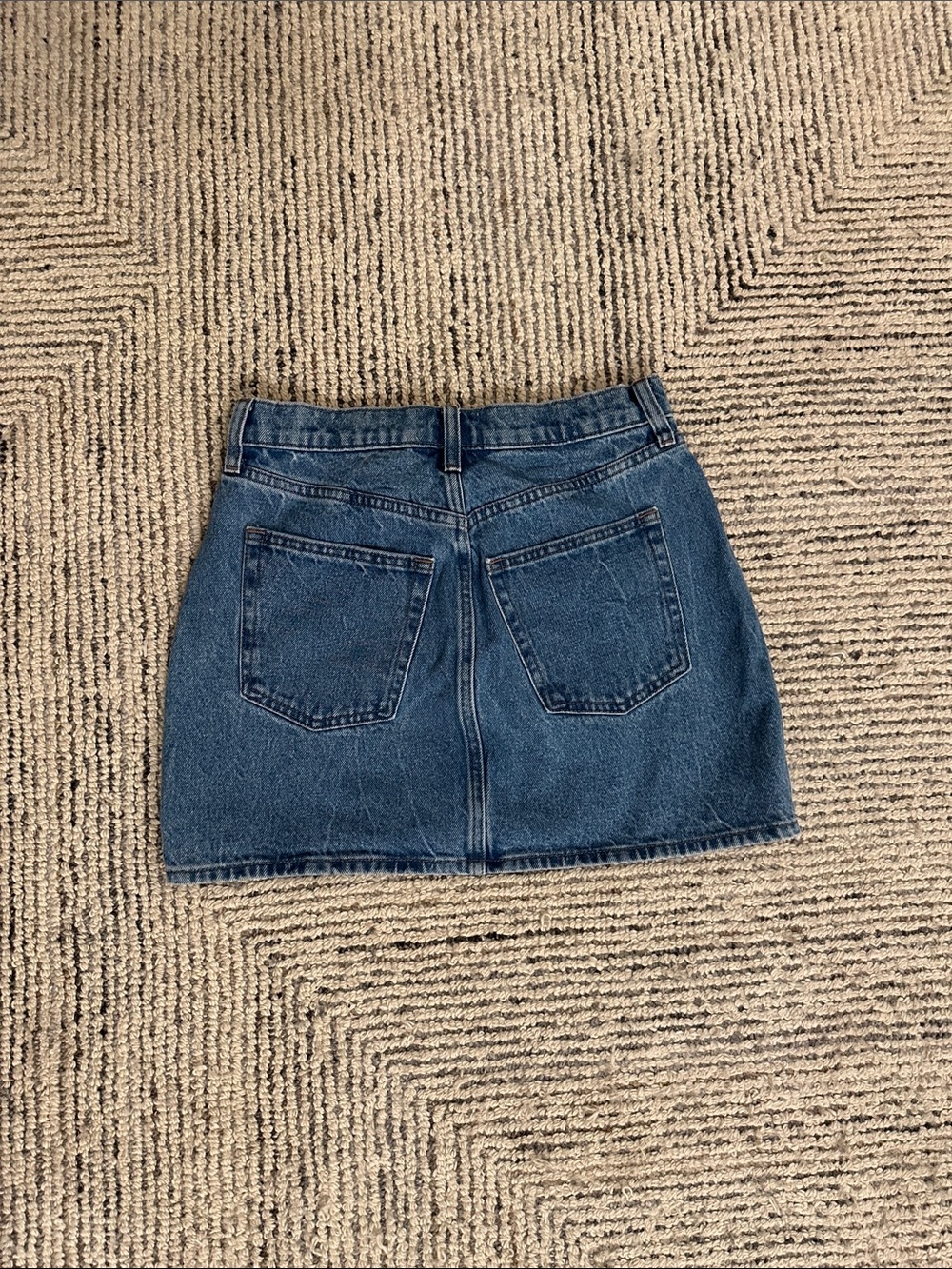 Universal Thread Denim Mini Skirt in Blue - Picture 2 of 2
